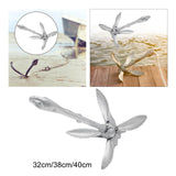 Maxbell Grapnel Boat Anchor Portable for Paddle Boards Small Watercrafts Canoes 1.5KG