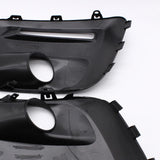 Maxbell Front Lower Bumper Fog Light Grille Lamp Cover for Citroen Berlingo front right and left