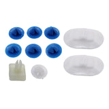 Maxbell 10 Pieces Vehicle Side Skirt Fixing Clips 1610186180 for Citroen DS3