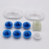 Maxbell 10 Pieces Vehicle Side Skirt Fixing Clips 1610186180 for Citroen DS3