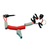 Maxbell Boat Engine Start Stop Kill Safety Lanyard Universal with 4 Keys Accessories