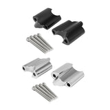 Maxbell 2Pcs Handlebar Riser Clamp for Harley XL 1200x Forty-Eight 2010-17 Black