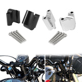 Maxbell 2Pcs Handlebar Riser Clamp for Harley XL 1200x Forty-Eight 2010-17 Black