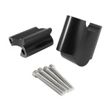 Maxbell 2Pcs Handlebar Riser Clamp for Harley XL 1200x Forty-Eight 2010-17 Black