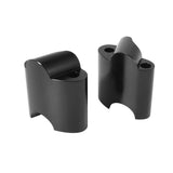 Maxbell 2Pcs Handlebar Riser Clamp for Harley XL 1200x Forty-Eight 2010-17 Black