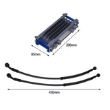 Maxbell Oil Cooler Set Replacement Aluminium High Performance for Bike