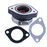 Maxbell 28mm Carburetor Intake Manifold Rubber Interface with Gaskets Oilproof