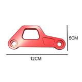 Maxbell Durable Motorcycle Tow Hook for Kawasaki ZX-6R Refitting Replacement Red