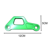 Maxbell Durable Motorcycle Tow Hook for Kawasaki ZX-6R Refitting Replacement Green