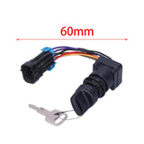 Maxbell Professional Boat Ignition Switch with Key for Mercury DTS Assembly