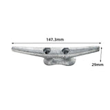 Maxbell Hardware Boat Cleat Replacement Easy to Install Malleable Steel Accessory 147.3x29mm