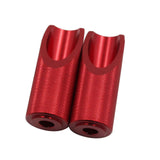 Maxbell Motorcycle Highway Front Foot Pegs Direct Replaces for Honda Durable red
