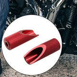 Maxbell Motorcycle Highway Front Foot Pegs Direct Replaces for Honda Durable red