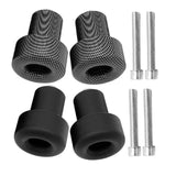 Maxbell 2x Frame Slider Crash Protector Guards for Kawasaki ZX6R ZX9R Durable Black