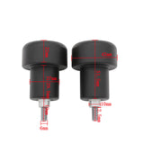 Maxbell 2x Frame Slider Crash Protector Guards for Kawasaki ZX6R ZX9R Durable Black