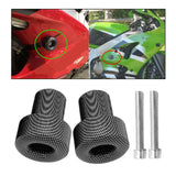Maxbell 2x Frame Slider Crash Protector Guards for Kawasaki ZX6R ZX9R Durable Carbon Fiber