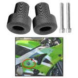 Maxbell 2x Frame Slider Crash Protector Guards for Kawasaki ZX6R ZX9R Durable Carbon Fiber