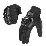 Maxbell Motorcycle Gloves Touch Screen Protection for Motocross Cycling Camping Black M