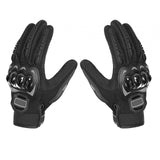 Maxbell Motorcycle Gloves Touch Screen Protection for Motocross Cycling Camping Black M