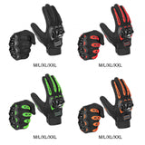 Maxbell Motorcycle Gloves Touch Screen Protection for Motocross Cycling Camping Black M