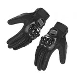 Maxbell Motorcycle Gloves Touch Screen Protection for Motocross Cycling Camping Black L