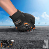Maxbell Motorcycle Gloves Touch Screen Protection for Motocross Cycling Camping Black XL