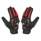 Maxbell Motorcycle Gloves Touch Screen Protection for Motocross Cycling Camping Red XL