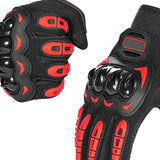 Maxbell Motorcycle Gloves Touch Screen Protection for Motocross Cycling Camping Red XL