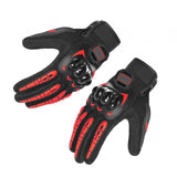 Maxbell Motorcycle Gloves Touch Screen Protection for Motocross Cycling Camping Red XXL