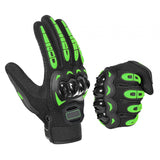 Maxbell Motorcycle Gloves Touch Screen Protection for Motocross Cycling Camping Green L