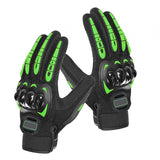 Maxbell Motorcycle Gloves Touch Screen Protection for Motocross Cycling Camping Green L