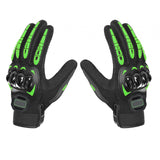 Maxbell Motorcycle Gloves Touch Screen Protection for Motocross Cycling Camping Green L