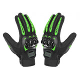 Maxbell Motorcycle Gloves Touch Screen Protection for Motocross Cycling Camping Green XL