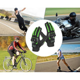Maxbell Motorcycle Gloves Touch Screen Protection for Motocross Cycling Camping Green XL