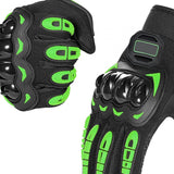 Maxbell Motorcycle Gloves Touch Screen Protection for Motocross Cycling Camping Green XL