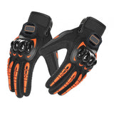 Maxbell Motorcycle Gloves Touch Screen Protection for Motocross Cycling Camping Orange XL