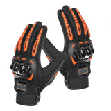 Maxbell Motorcycle Gloves Touch Screen Protection for Motocross Cycling Camping Orange XXL