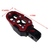 Maxbell Motorbike Footrests Pedals Durable AntiSlip Aluminum Alloy Stablize bike Red