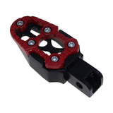 Maxbell Motorbike Footrests Pedals Durable AntiSlip Aluminum Alloy Stablize bike Red