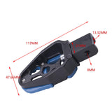 Maxbell Motorbike Footrests Pedals Durable AntiSlip Aluminum Alloy Stablize bike Blue