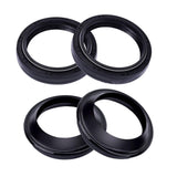 Maxbell 4Pcs Motorcycle Front Fork Dust and Oil Seal Premium Durable for Yamaha