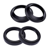 Maxbell 4Pcs Motorcycle Front Fork Dust and Oil Seal Premium Durable for Yamaha