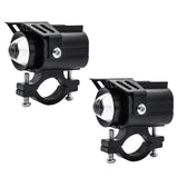 Maxbell 2x Motorcycle Auxiliary Driving Lights Spotlight for ATV Car Truck Black