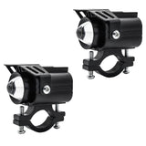 Maxbell 2x Motorcycle Auxiliary Driving Lights Spotlight for ATV Car Truck Black