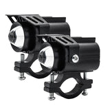 Maxbell 2x Motorcycle Auxiliary Driving Lights Spotlight for ATV Car Truck Black