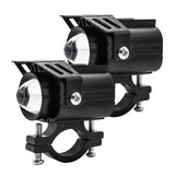 Maxbell 2x Motorcycle Auxiliary Driving Lights Spotlight for ATV Car Truck Black