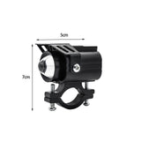 Maxbell 2x Motorcycle Auxiliary Driving Lights Spotlight for ATV Car Truck Black