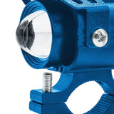 Maxbell 2x Motorcycle Auxiliary Driving Lights Spotlight for ATV Car Truck Blue