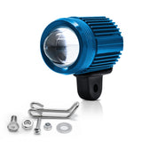 Maxbell Motorcycle LED Driving Lights with Mounting Bracket for Truck ATV UTV Blue