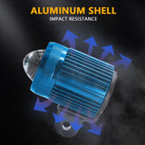 Maxbell Motorcycle LED Driving Lights with Mounting Bracket for Truck ATV UTV Blue